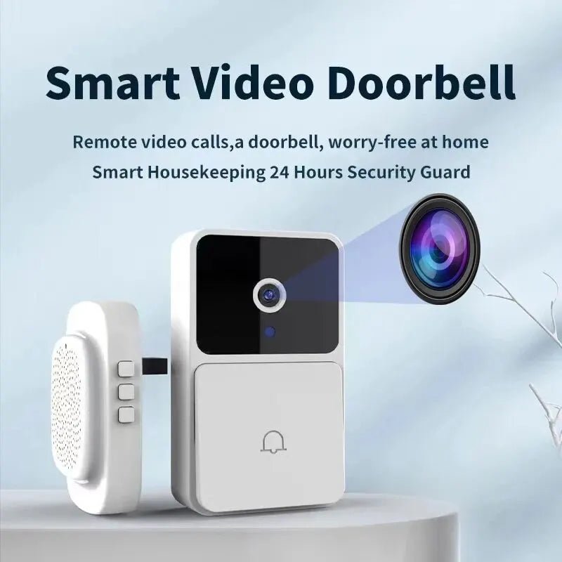 WIFI Video Doorbell Camera Wireless Night Vision Smart Home Security HD Door Bell Two Way Intercom Voice Change For Home - ZAMAR AUDIO SOLUTIONS
