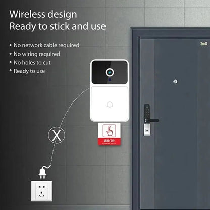 WIFI Video Doorbell Camera Wireless Night Vision Smart Home Security HD Door Bell Two Way Intercom Voice Change For Home - ZAMAR AUDIO SOLUTIONS