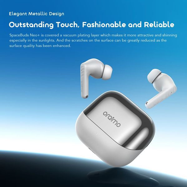 Oraimo OTW‑323P SpaceBuds Neo+ — ANC Spatial Audio Wireless Earbuds, 30‑Hour Playtime, Nairobi Delivery