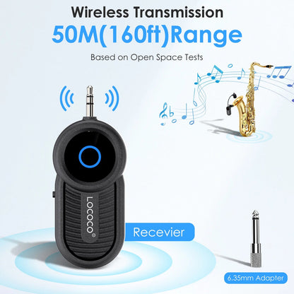 XIAOKOA LG - 06 Saxophone Microphone – UHF Professional Stage Equipment for Trumpet, Trombone, and Outdoor Performances - ZAMAR AUDIO SOLUTIONS