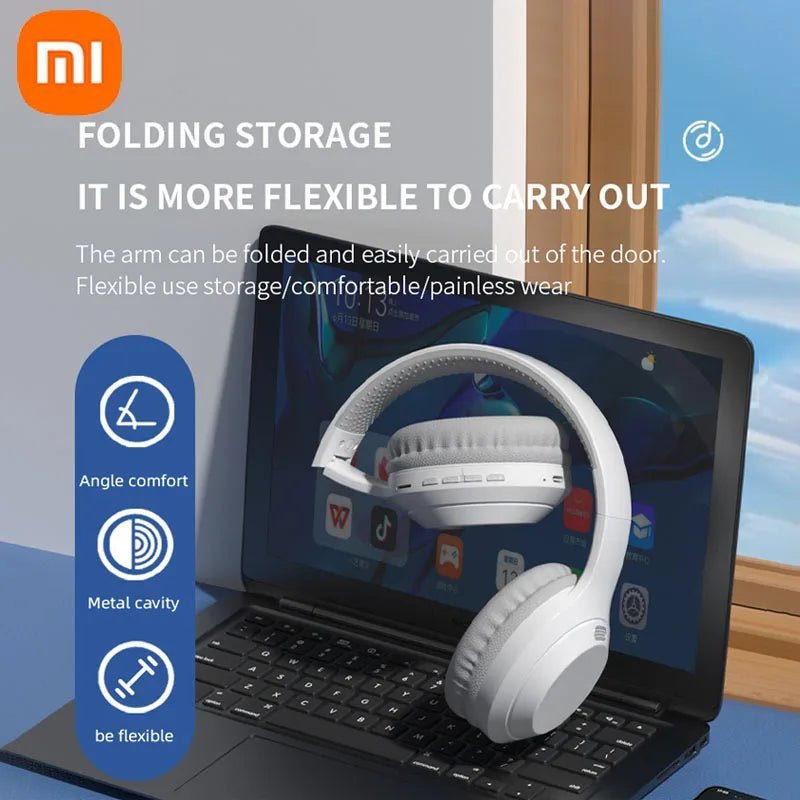 Xiaomi 5W Wireless Headphones – Bluetooth 5.3 Earphones, Foldable Over-Ear Stereo Headset with Mic, 40mm Driver, Game & Music - ZAMAR AUDIO SOLUTIONS