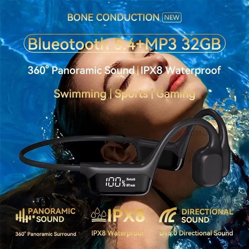 Xiaomi Bone Conduction Earphone – Wireless Open Headset, Bluetooth 5.3, IPX8 Waterproof, 32GB MP3 Sports Earbuds - ZAMAR AUDIO SOLUTIONS