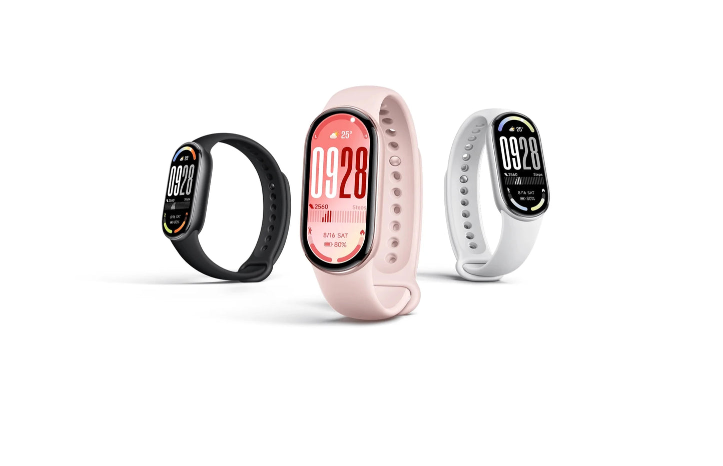 Xiaomi Smart Band 10 AMOLED fitness tracker with 21-day battery – front view
