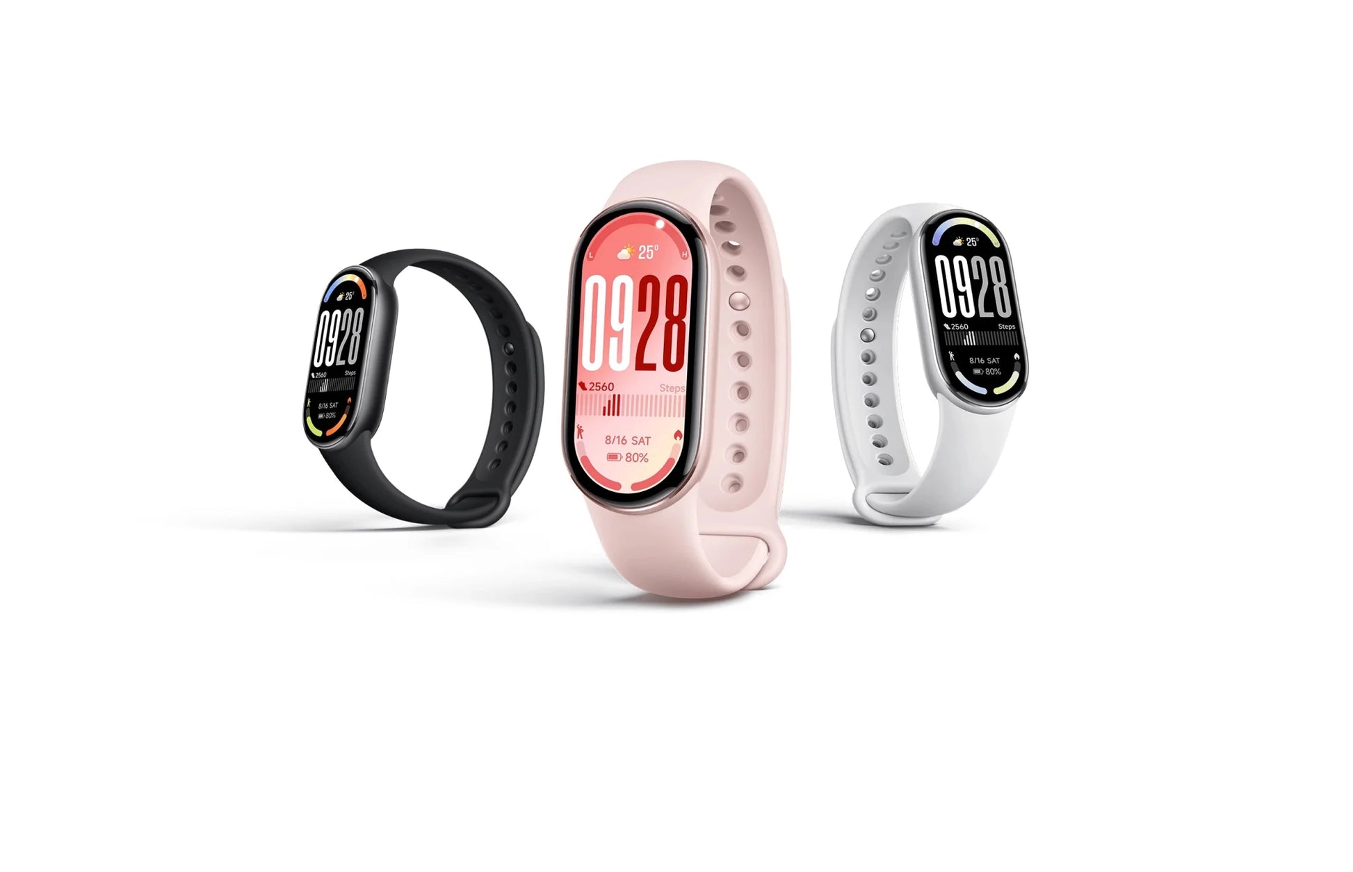 Xiaomi Smart Band 10 AMOLED fitness tracker with 21-day battery – front view
