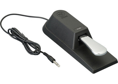 Yamaha FC4A piano-style sustain pedal for keyboards and synthesizers — black, anti-slip rubber base, ¼" TRS connector