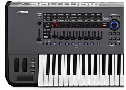 Yamaha Montage M7 synthesizer FM-X and AWM2 engine controls detail