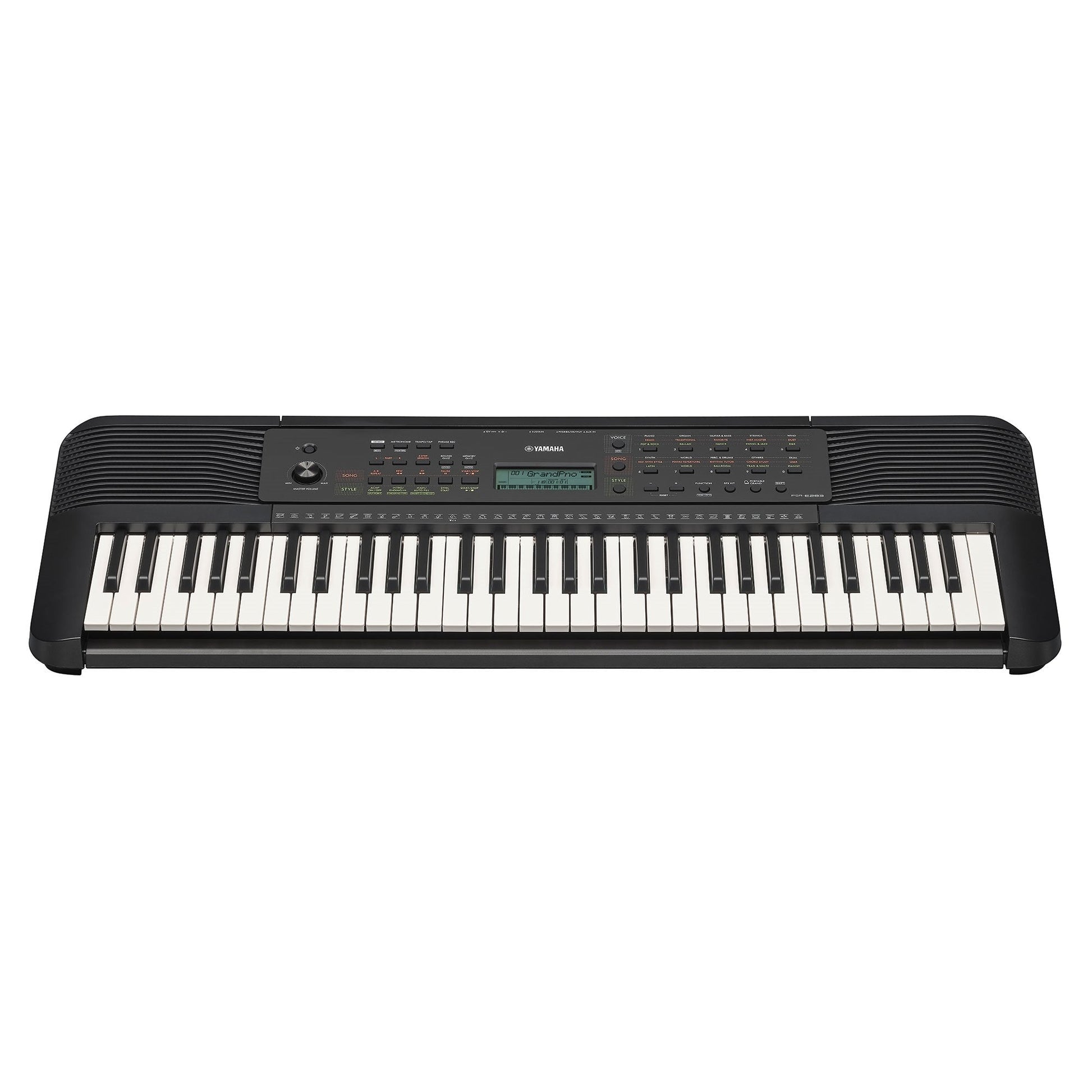 Yamaha PSR-E283 Kenya — front perspective angle showing 61-key layout and Yamaha branding