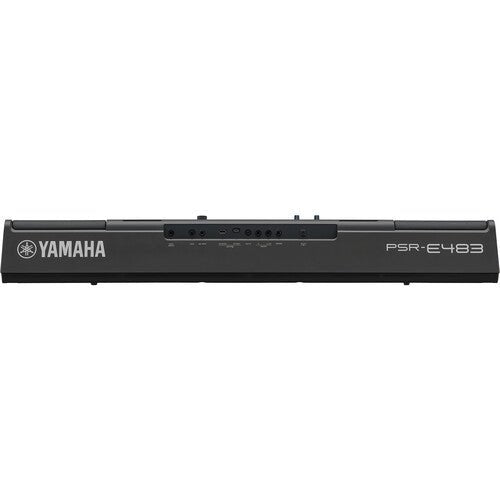 Yamaha PSR-E483 Kenya keyboard in-store display at Zamar Audio Solutions Nairobi