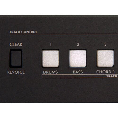 Yamaha PSR-E483 Kenya touch-sensitive keys and control panel close-up — 860 voices, 345 styles