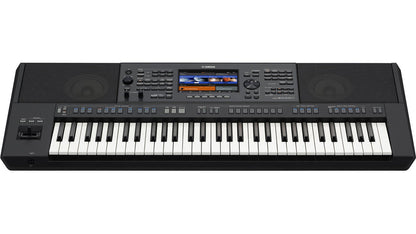 Yamaha PSR-SX920 Kenya front view showing 61 keys, joystick, control panel and speaker grilles