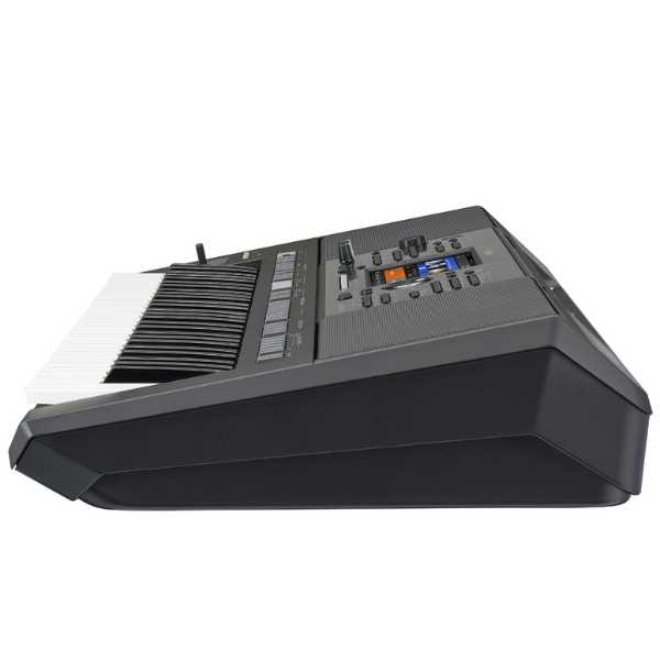 Yamaha PSR-SX720 arranger keyboard Kenya – low rear-angle view showing speaker grille, rear panel, and chassis profile`