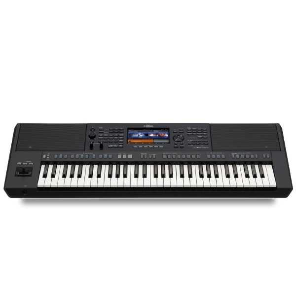 Yamaha PSR-SX720 arranger keyboard Kenya – angled front view showing 61 touch-sensitive keys and color touchscreen`