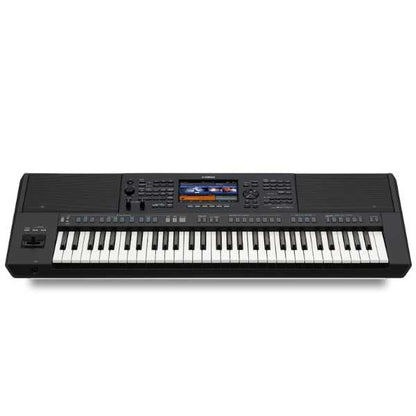 Yamaha PSR-SX720 arranger keyboard Kenya – angled front view showing 61 touch-sensitive keys and color touchscreen`
