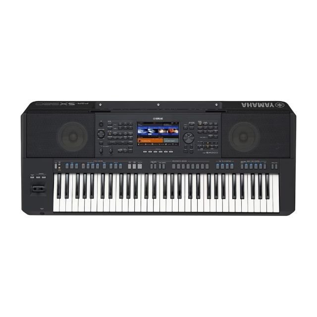 Yamaha PSR-SX920 arranger keyboard Kenya - front view showing 61 keys, touchscreen and dual speakers`