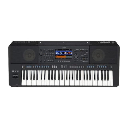 Yamaha PSR-SX920 arranger keyboard Kenya - front view showing 61 keys, touchscreen and dual speakers`