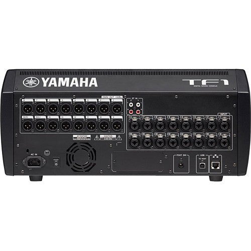 Yamaha TF1 digital mixer rear panel inputs and outputs