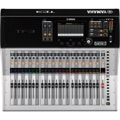 Yamaha TF3 digital mixer in live sound setup at church or event