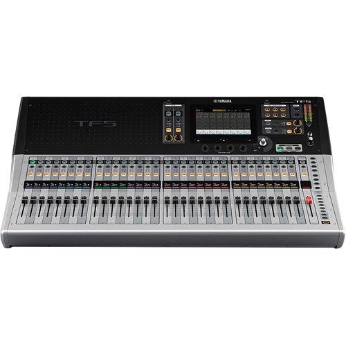 Yamaha TF5 digital mixer 48-input large-format TouchFlow console front view