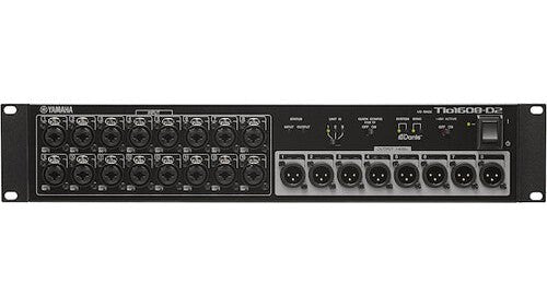 Yamaha Tio1608‑D — 16×8 Dante Stage Box I/O Rack - ZAMAR AUDIO SOLUTIONS