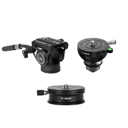 YC Onion COCONUT 75mm Bowl Head Fluid Head – Professional Video Tripod Head, Compatible with 75mm Bowl Tripods - ZAMAR AUDIO SOLUTIONS