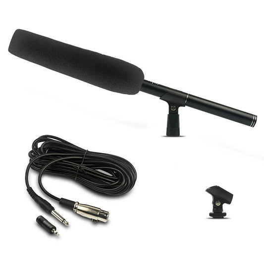 YIXIANG Professional Shotgun Interview Microphone – Directional Condenser Mic for Canon, Nikon, Sony DSLR, and DV Camcorders - ZAMAR AUDIO SOLUTIONS
