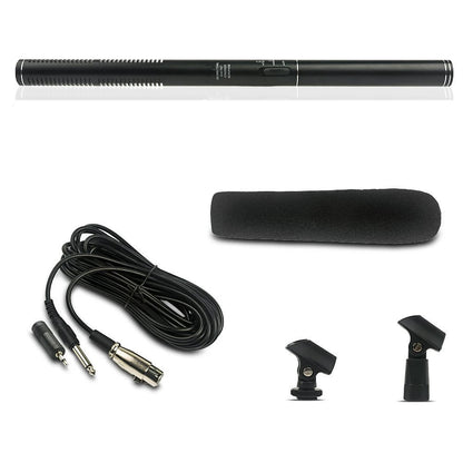 YIXIANG Professional Shotgun Interview Microphone – Directional Condenser Mic for Canon, Nikon, Sony DSLR, and DV Camcorders - ZAMAR AUDIO SOLUTIONS