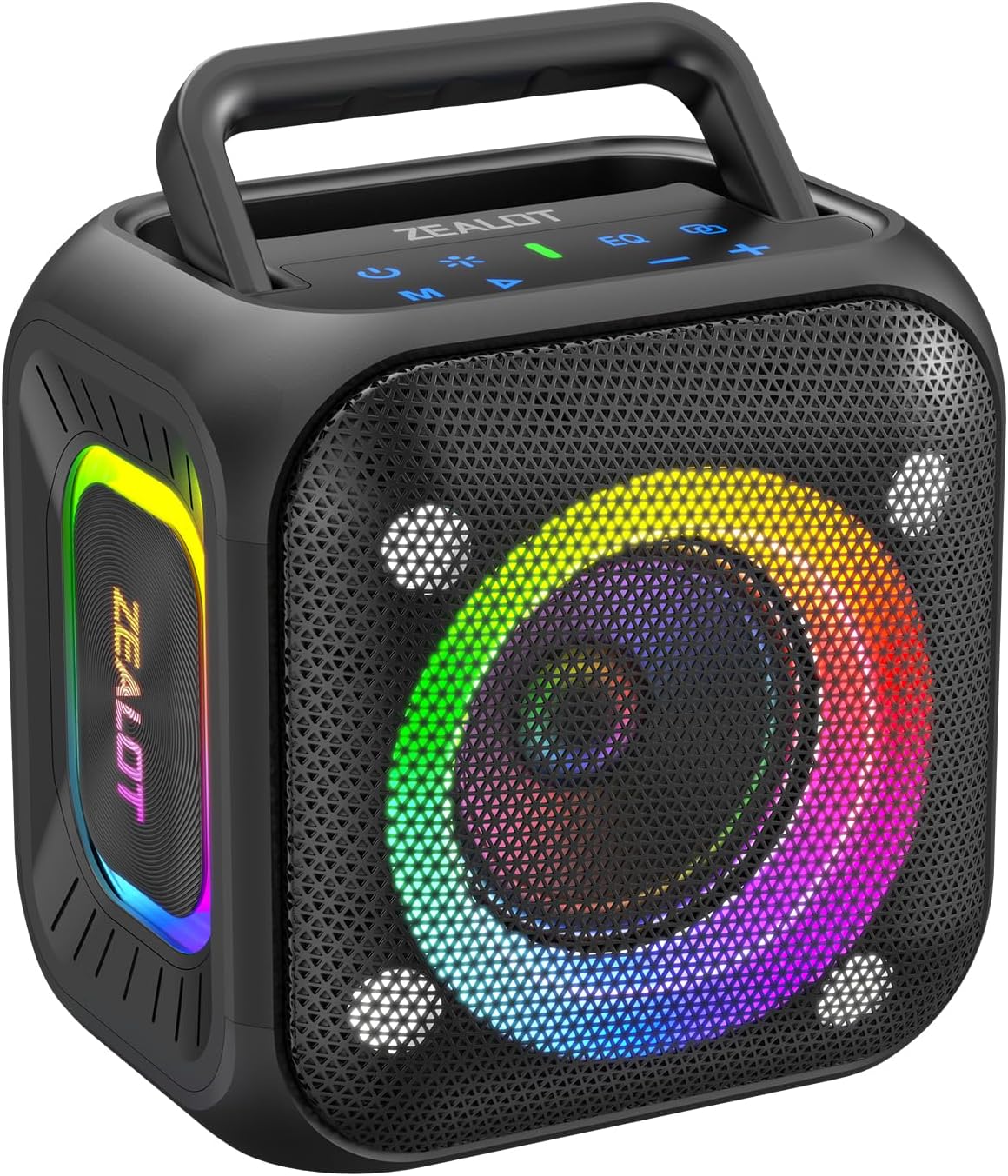 ZEALOT PT01 Bluetooth Speaker front view — 30W waterproof portable speaker available in Kenya