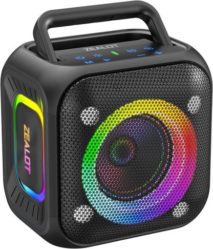 ZEALOT PT01 Bluetooth Speaker front view — 30W waterproof portable speaker available in Kenya