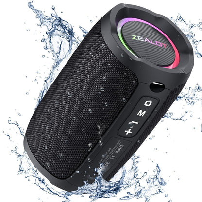 ZEALOT S49 Bluetooth speaker Kenya – front view, 10W IP67 waterproof portable speaker
