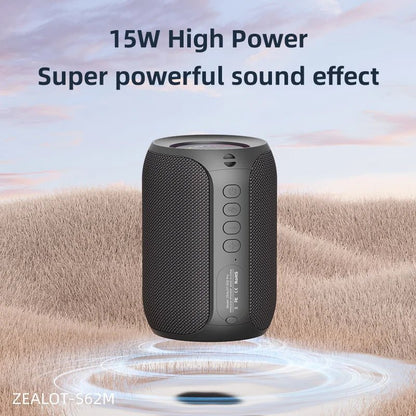 ZEALOT S62M karaoke speaker Kenya lifestyle shot highlighting compact portable design