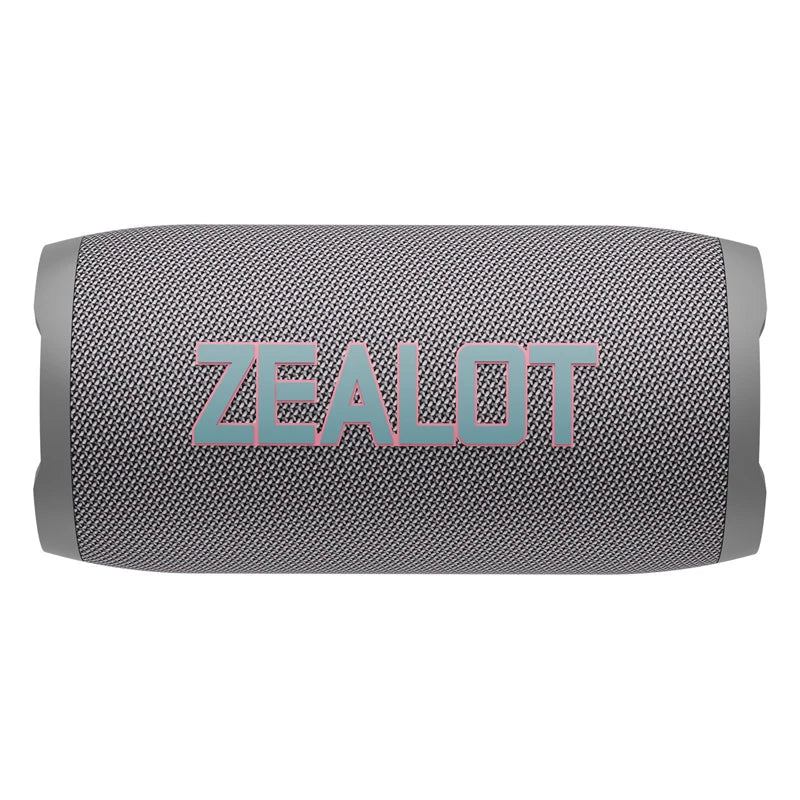 ZEALOT S76 Bluetooth speaker Kenya in grey colour variant, front view on white background
