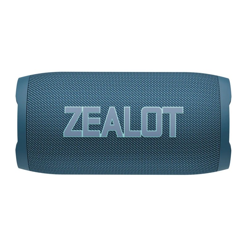 ZEALOT S76 Bluetooth speaker Kenya in blue colour variant, front view on white background