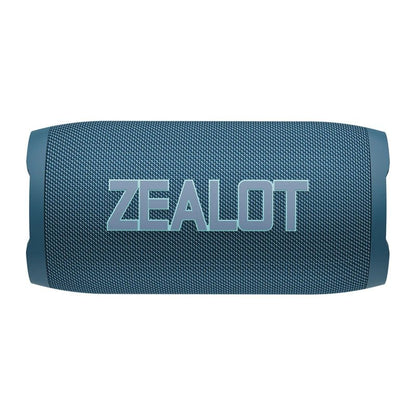 ZEALOT S76 Bluetooth speaker Kenya in blue colour variant, front view on white background