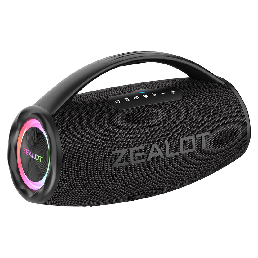 ZEALOT S97 Bluetooth Speaker Kenya — 80W waterproof portable speaker, Navy Blue colorway, front view