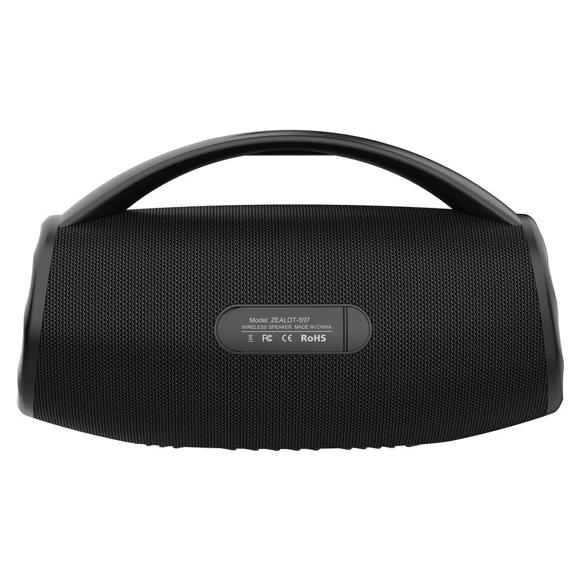 ZEALOT S97 Bluetooth Speaker Kenya — IPX6 waterproof rating, side profile showing Type-C charging port