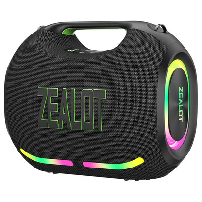 ZEALOT ZE01 waterproof speaker side profile, Type-C charging, 120W portable audio Kenya