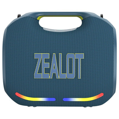 ZEALOT ZE01 waterproof speaker side profile, Type-C charging, 120W portable audio Kenya Navyblue