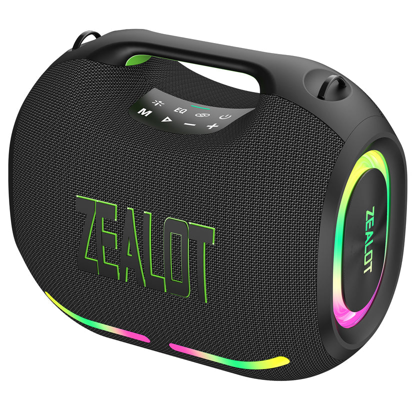 ZEALOT ZE01 — 120W Waterproof Bluetooth Speaker, 36,000mAh Battery, Bluetooth 5.4, Fast Charging, Nairobi Delivery