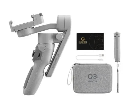 ZHIYUN SMOOTH Q3 Gimbal – 3-Axis Smartphone Stabilizer, Portable Combo for iPhone 14 Pro Max, Xiaomi, Huawei - ZAMAR AUDIO SOLUTIONS