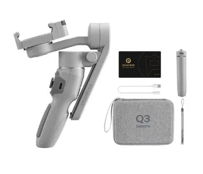 ZHIYUN SMOOTH Q3 Gimbal – 3-Axis Smartphone Stabilizer, Portable Combo for iPhone 14 Pro Max, Xiaomi, Huawei - ZAMAR AUDIO SOLUTIONS