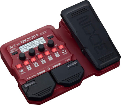 Zoom B1X Four compact bass processor angled view, available in Kenya at Zamar Audio
